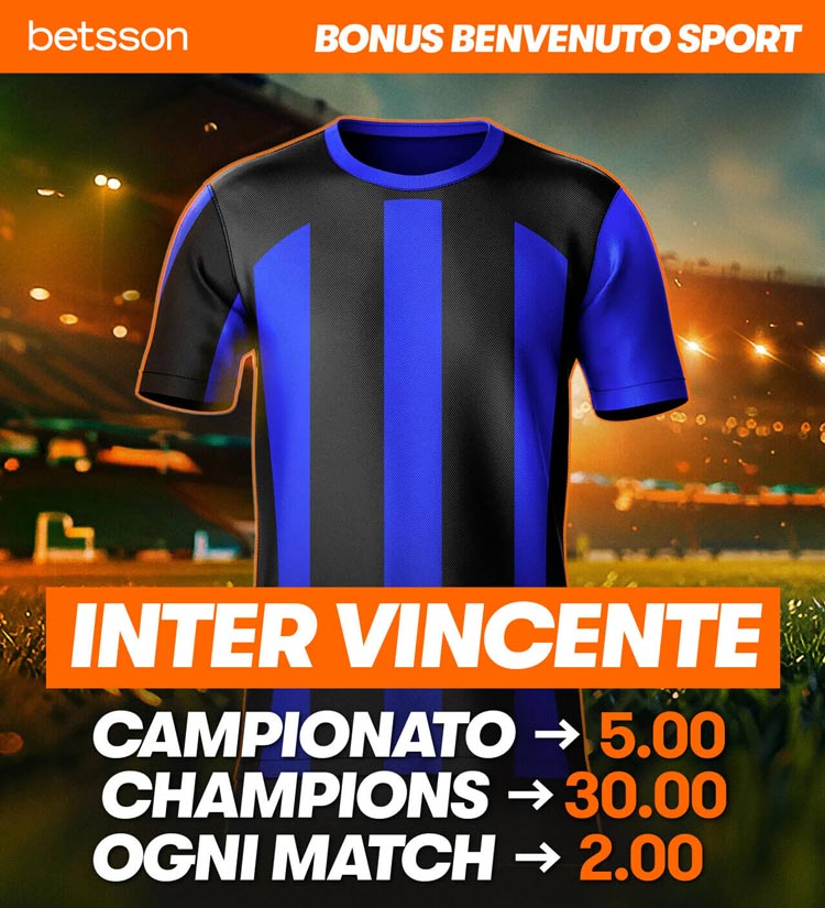 betsson quote maggiorate inter